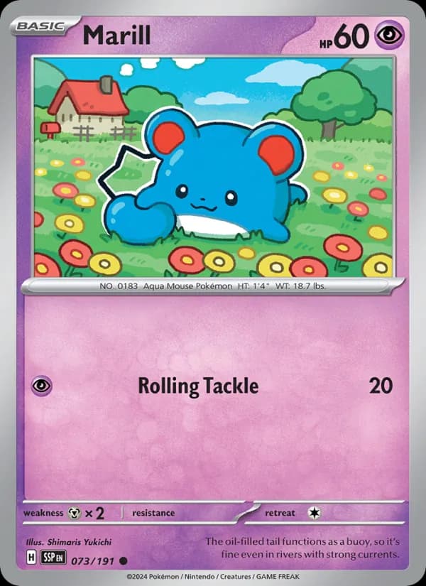 Marill card in English