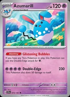 Azumarill card in English