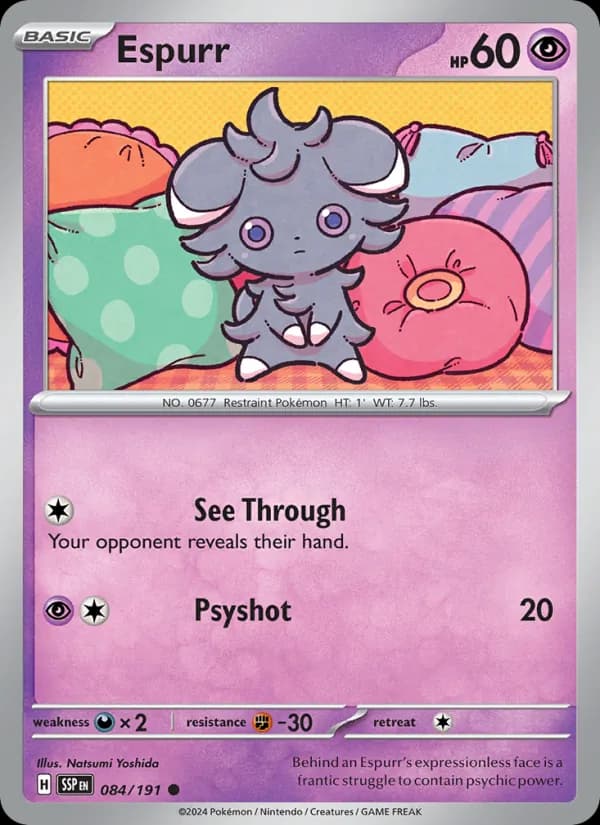 Espurr card in English