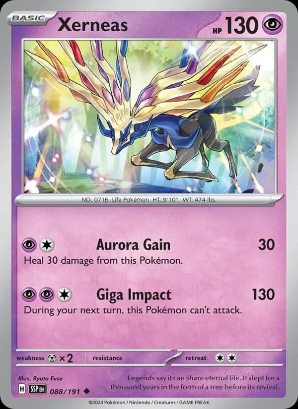 Xerneas card in English
