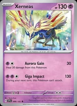 Xerneas card in English