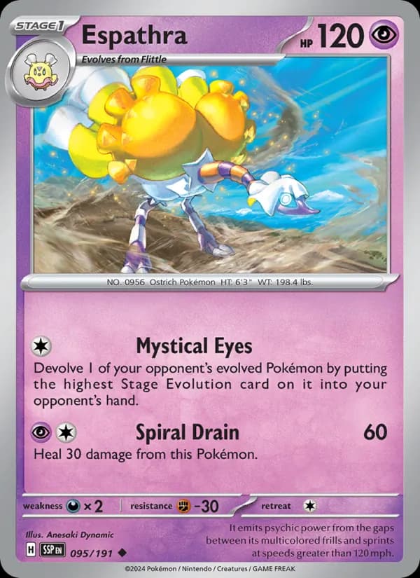 Espathra card in English
