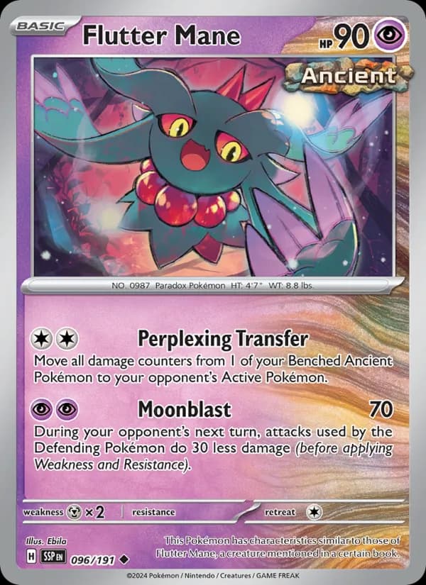 Flutter Mane card in English
