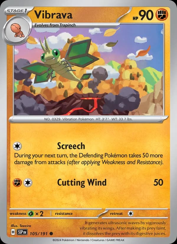 Vibrava card in English