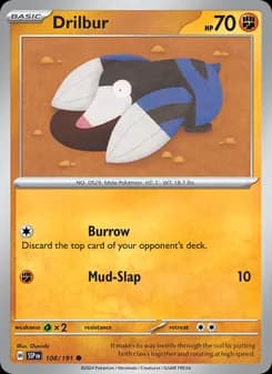 Drilbur card in English
