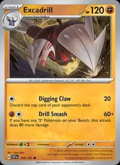 Excadrill card in English