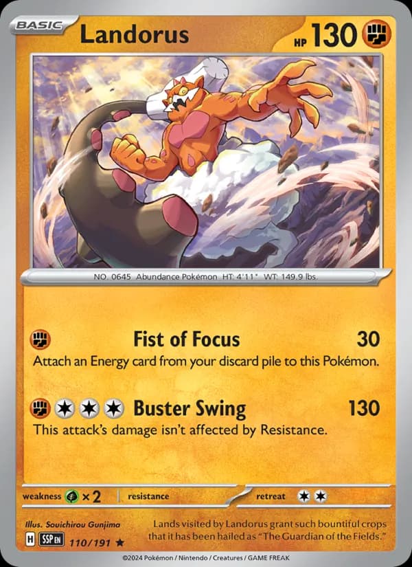 Landorus card in English