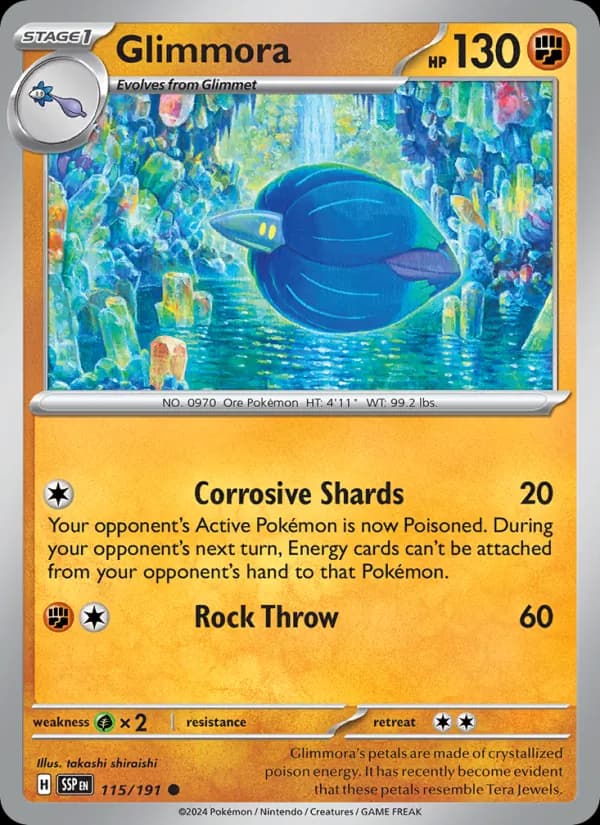 Glimmora card in English