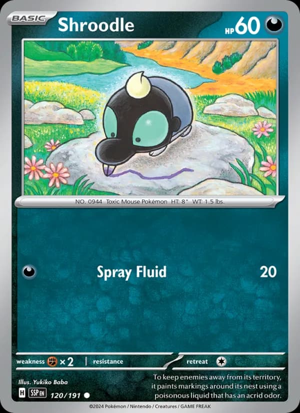 Shroodle card in English