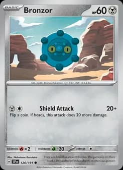 Bronzor card in English