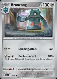 Bronzong card in English