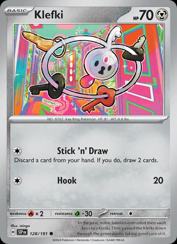 Klefki card in English