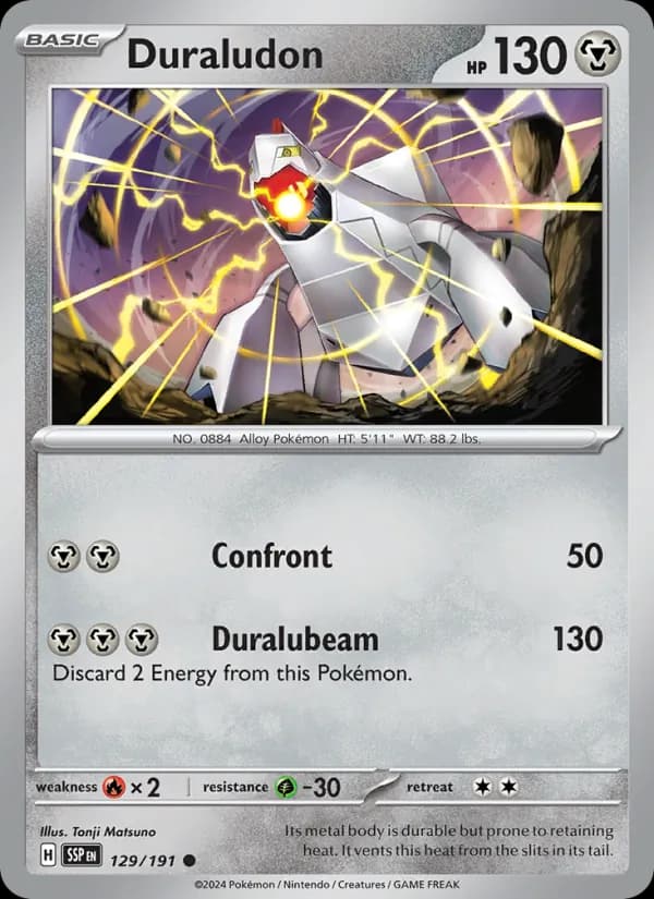 Duraludon card in English
