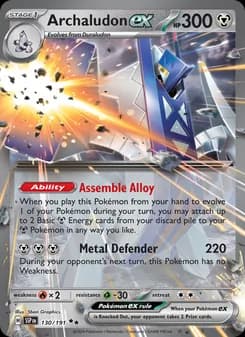 Archaludon ex card in English