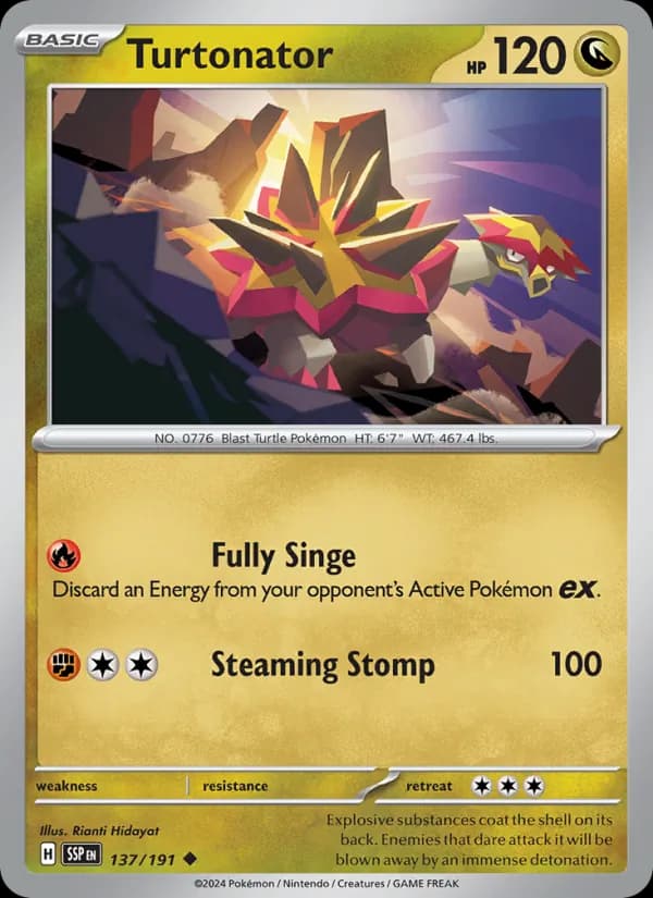 Turtonator card in English
