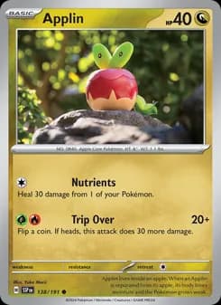 Applin card in English