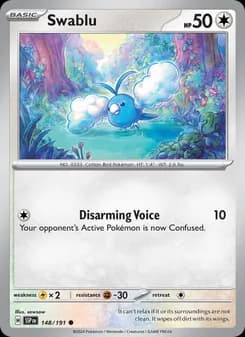 Swablu card in English