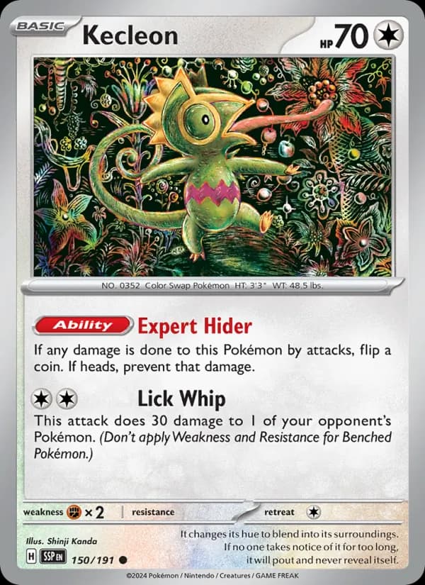 Kecleon card in English