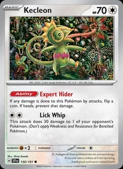Kecleon card in English