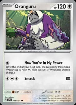 Oranguru card in English