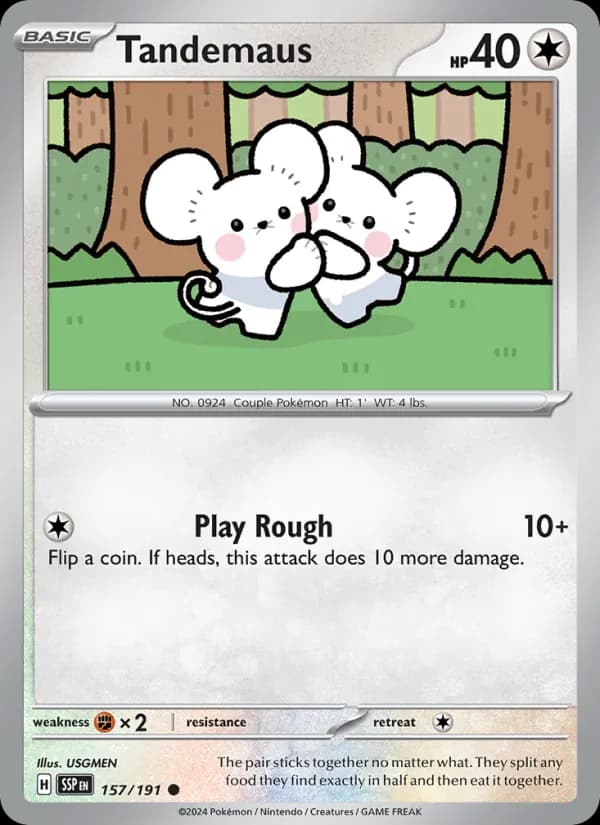 Tandemaus card in English