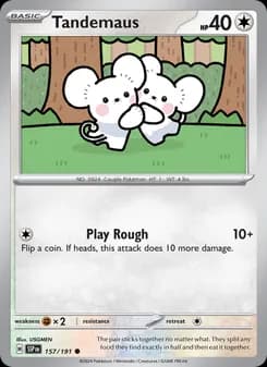 Tandemaus card in English