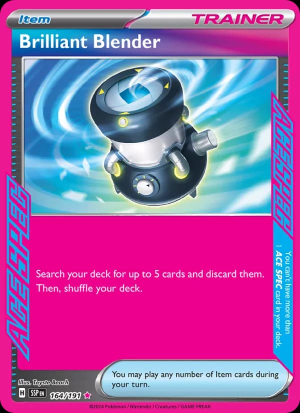 Brilliant Blender card in English