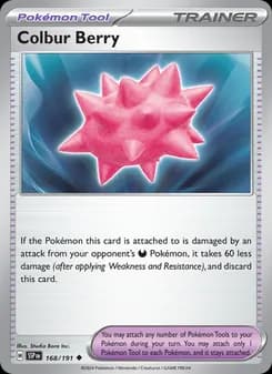 Colbur Berry card in English