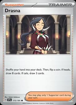 Drasna card in English
