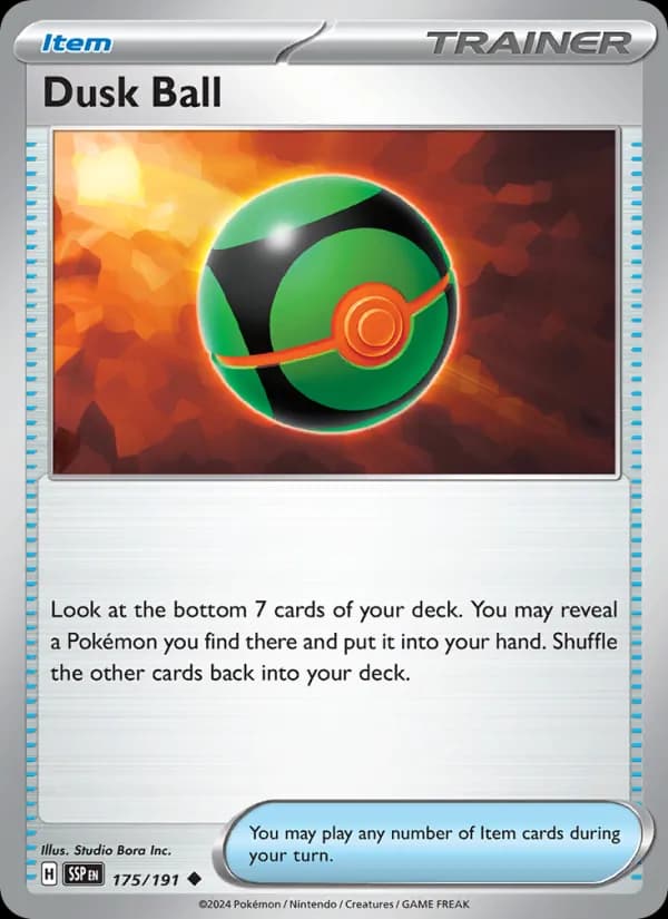 Dusk Ball card in English