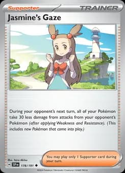Jasmine's Gaze card in English