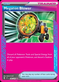Megaton Blower card in English