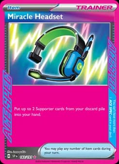 Miracle Headset card in English