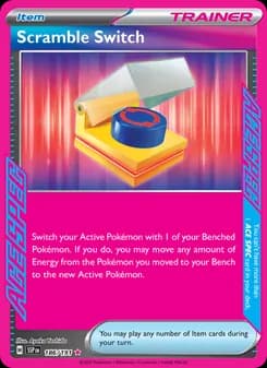 Scramble Switch card in English