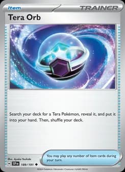 Tera Orb card in English