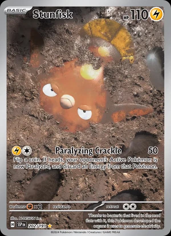 Stunfisk card in English