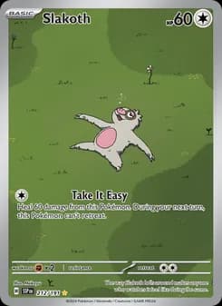 Slakoth card in English