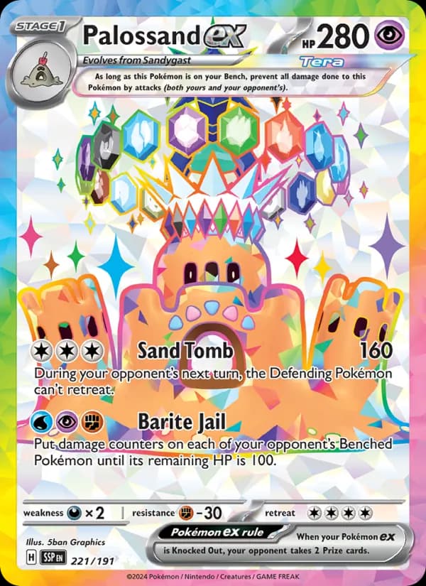 Palossand ex card in English