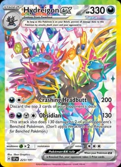 Hydreigon ex card in English