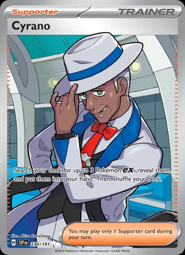 Cyrano card in English
