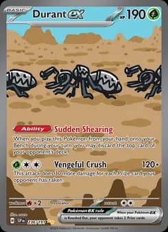Durant ex card in English