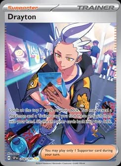 Drayton card in English