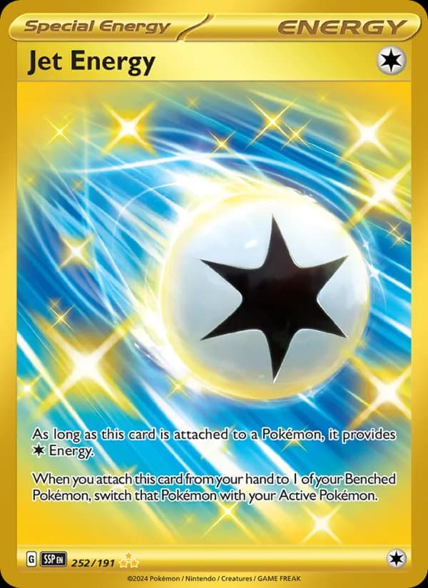 Jet Energy card in English