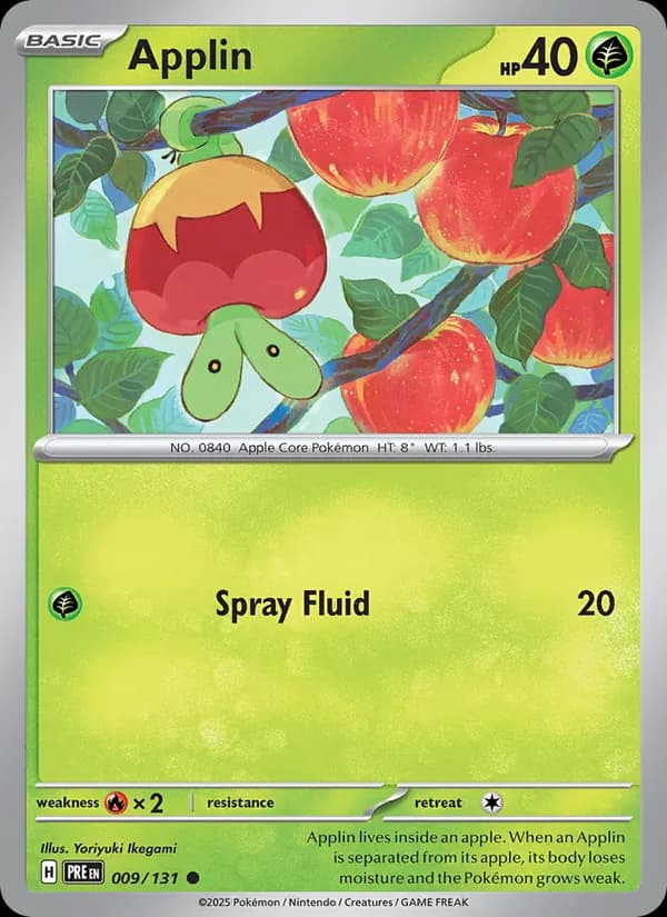 Applin card in English