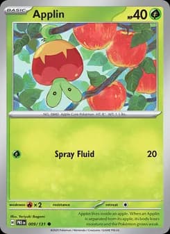 Applin card in English