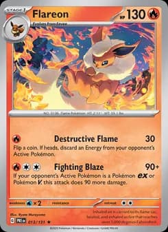 Flareon card in English