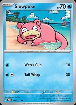 Slowpoke card in English