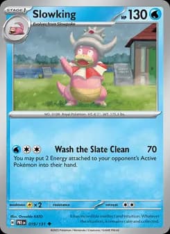 Slowking card in English