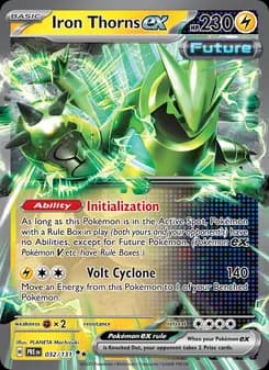 Iron Thorns ex card in English