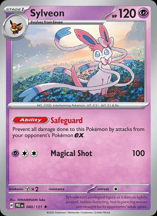 Sylveon card in English